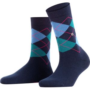 Burlington Marylebone One size wol sokken dames blauw - Maat 36-41