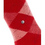 Burlington - Whitby - Gedessineerd Materiaal Sokken - Rood