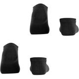 Burlington - Everyday - Sneakersokken - Zwart - Katoen, 2-Pack