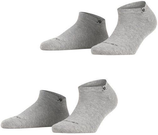 Burlington - Everyday - Sneakersokken - Grijs - 2-Pack