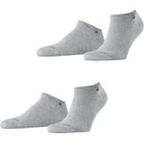 Burlington - Everyday 2-Pack - Sneakersokken - Grijs - Katoen