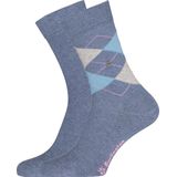 Burlington - Everyday - Sportsokken - Blauw - 2-Pack Katoen