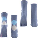 Burlington - Everyday - Sportsokken - Blauw - 2-Pack Katoen