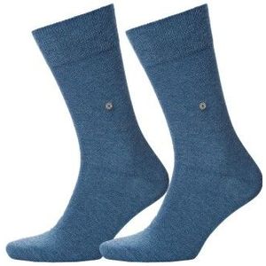 Burlington Everyday herensokken (2-pack), katoen, jeansblauw