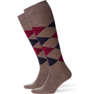 Burlington - Edinburgh - Kniekousen - Zwart - Wol - Verstevigd