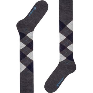 Burlington Edinburgh heren kniekousen - zwart (black) - Maat: 40-46