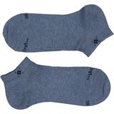 Enkelsokken - Effen - Zwart - Katoen - Duopak