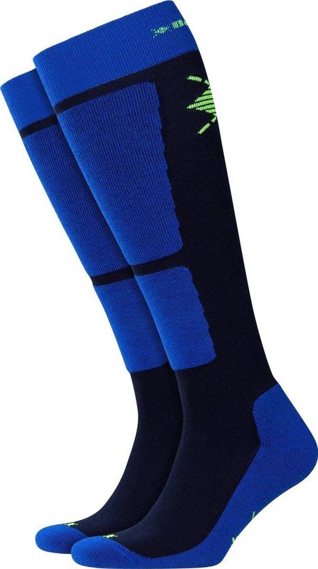 Burlington Uni Ski Skisokken - Blauw - Wol - Heren