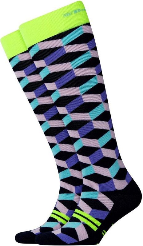 Burlington - Snow Fun - Kniekousen - Abstract Patroon - Vochtregulerend