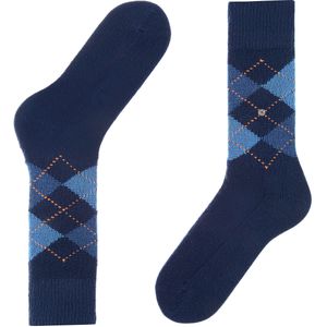 Burlington - Preston - Enkelsokken - Blauw Royal Blue 6000 - 1 Paar