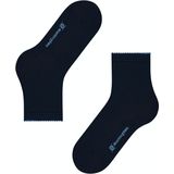 Burlington - Korte Kousen - Zwart - Bio-Katoen - Ajourpatroon