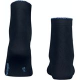 Burlington - Korte Kousen - Zwart - Bio-Katoen - Ajourpatroon