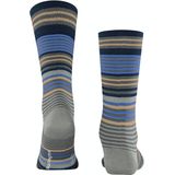 Burlington - Stripe M SO - Thermosokken - Grijs - Wol - 1 Paar