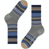Burlington - Stripe M SO - Thermosokken - Grijs - Wol - 1 Paar