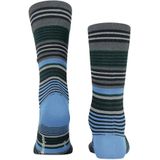 Burlington - Stripe M SO - Thermosokken - Grijs - Wol - 1 Paar