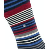 Burlington - Stripe - Huissokken - Blauw - One-size - Wol