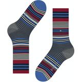 Burlington - Stripe - Huissokken - Blauw - One-size - Wol