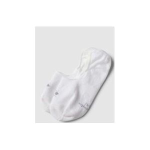 Burlington Everyday 2-Pack onzichtbare antislip kousenvoetjes katoen multipack footies heren wit - Maat 39-40