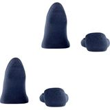 Burlington Everyday Box 2-Pack one-size Katoen Footies Heren blauw - Maat 39-40