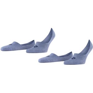 Burlington - Everyday - Footies - Blauw - 2-Pack Katoen