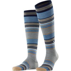 Burlington - Kniekousen - Streepdessin - Warme Materiaalmix