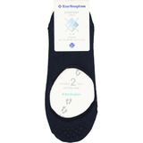 Burlington Everyday 2-Pack onzichtbare antislip kousenvoetjes katoen multipack footies dames blauw - Maat 35-36