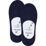 Burlington Everyday 2-Pack onzichtbare antislip kousenvoetjes katoen multipack footies dames blauw - Maat 35-36