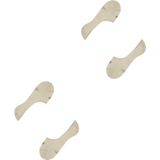 Burlington Everyday 2-Pack onzichtbare antislip kousenvoetjes katoen multipack footies heren beige - Maat 39-40