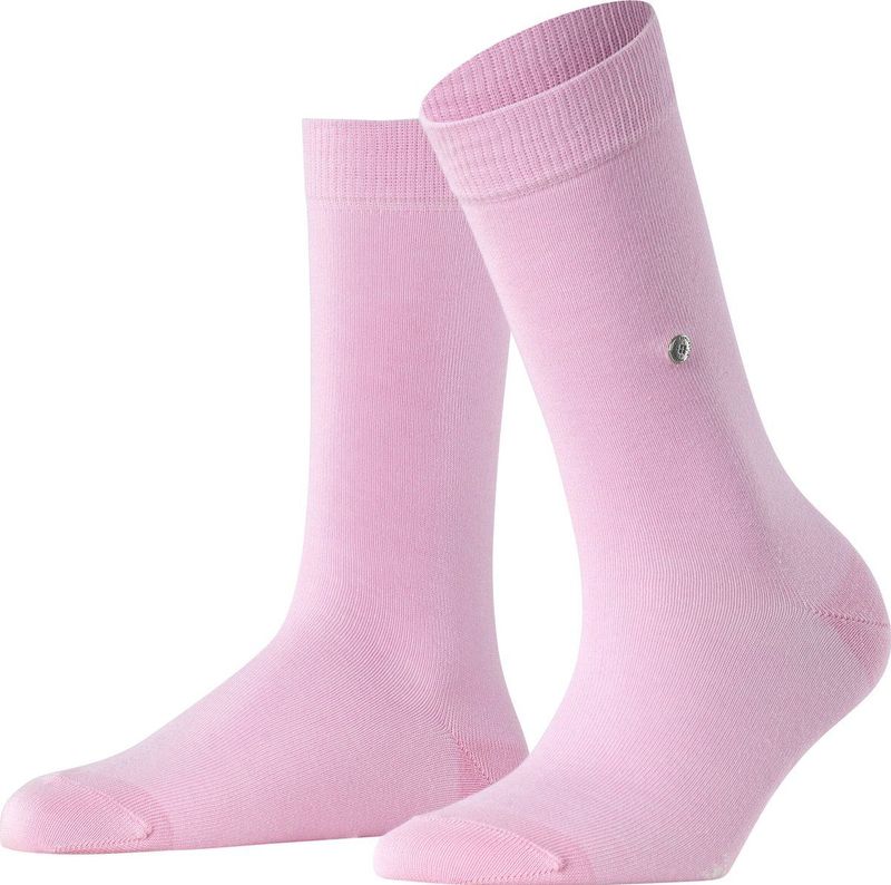 Burlington - Lady - Organisch Katoen Sokken - Roze - One-size