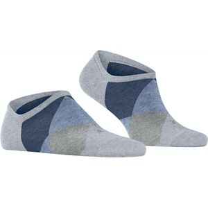 Burlington Clyde heren sneakersokken, blauw (arctic mel.)