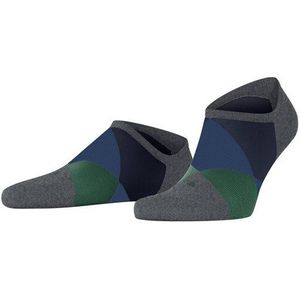Burlington Clyde heren sneakersokken, grijs (carbon mel.)