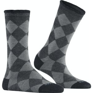 Burlington - Dalston - Damessokken - Zwart - Gebreid - Biologisch Katoen