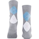 Huissokken - Multicolor - Gekamd Katoen - Argyle Patroon