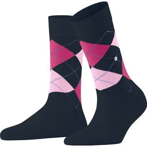 Burlington Queen one size duurzaam biologisch katoen sokken dames blauw
