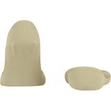 Burlington - Aberdeen - Footies - Beige - Siliconen bij de hiel - Viscose