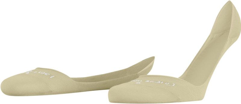 Burlington - Aberdeen - Footies - Beige - Siliconen bij de hiel - Viscose