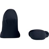 Burlington - Aberdeen - Footies - Blauw - Siliconen bij de hiel - Viscose