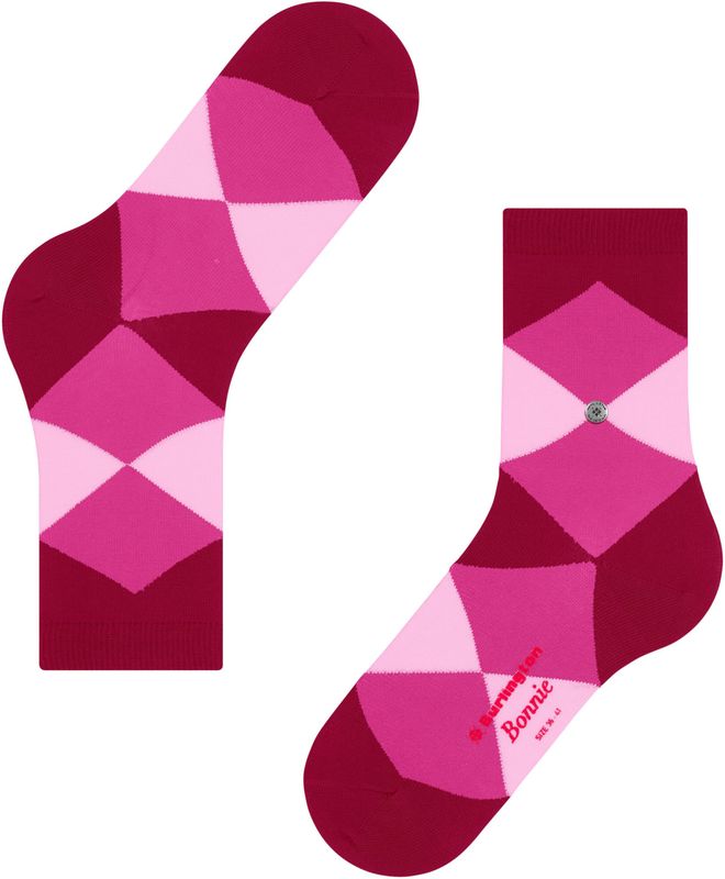 Burlington - Argyle Sokken - Multicolor - Katoen