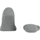 Burlington - Carrington - Enkelsokken - Grijs - Katoen