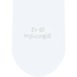 Burlington Athleisure onzichtbare antislip kousenvoetjes nylon footies heren wit - Maat 39-42