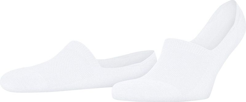 Burlington Athleisure onzichtbare antislip kousenvoetjes nylon footies heren wit - Maat 39-42