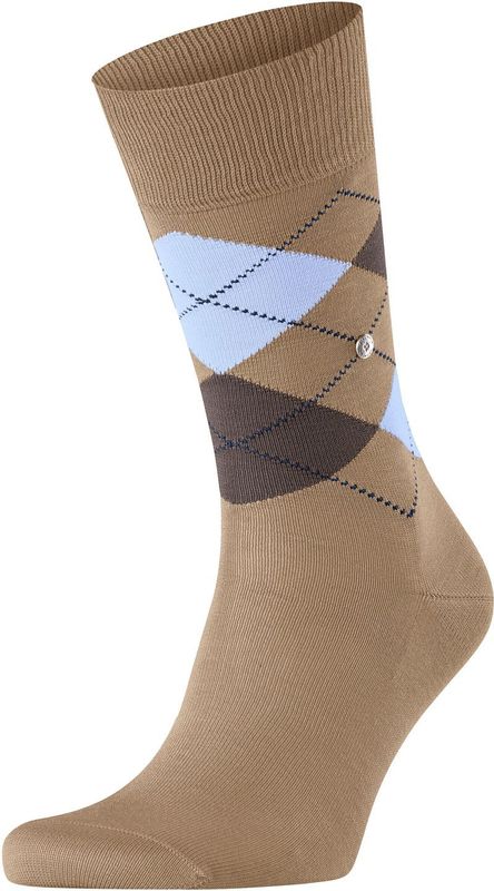 Burlington Manchester One size organisch katoen sokken heren bruin - Maat 40-46