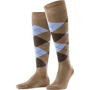 Burlington - Manchester - Kniekousen - Beige - Verstevigde Platte Naad - Katoen