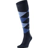 Burlington Manchester heren kniekousen - blauw (marine) - Maat: 40-46
