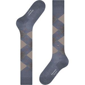 Burlington - Kniekousen - Argyle - Grijs - Organisch Katoen