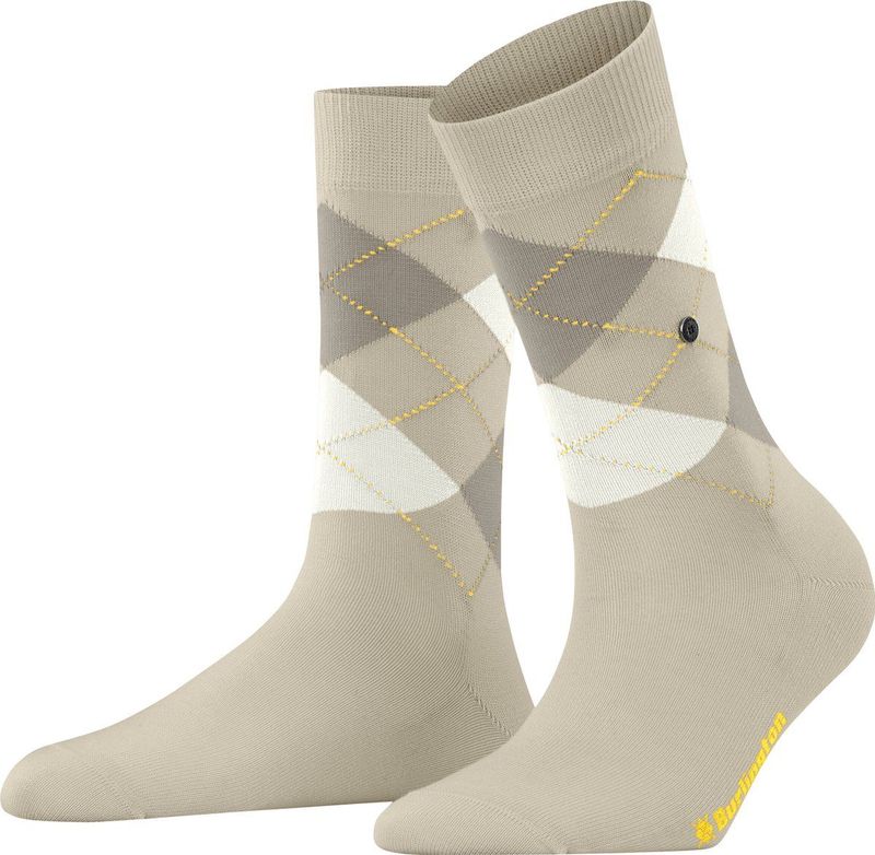 Burlington - Covent Garden - Sokken - Beige - Organisch Katoen