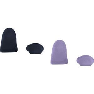 Burlington - Everyday Invisible 2-Pack - Sokken - Paars - Katoen, Antislipsysteem