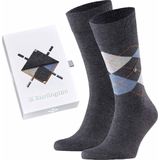Burlington Enkelsokken Giftbox - 2-Pack Grijs Heren