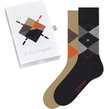 Burlington Enkelsokken Giftbox - 2-Pack Grijs Heren