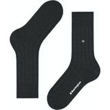 Argyle - Grof Gebreide Sokken - Grijs - Wol